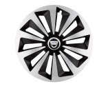 Cumpara ieftin Set 4 capace roti Fox Gri-Negru R14 pentru gama auto Dacia, Autohelix MSA