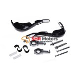 Kit handguard ATV Enduro Cross negre cu insertie aluminiu