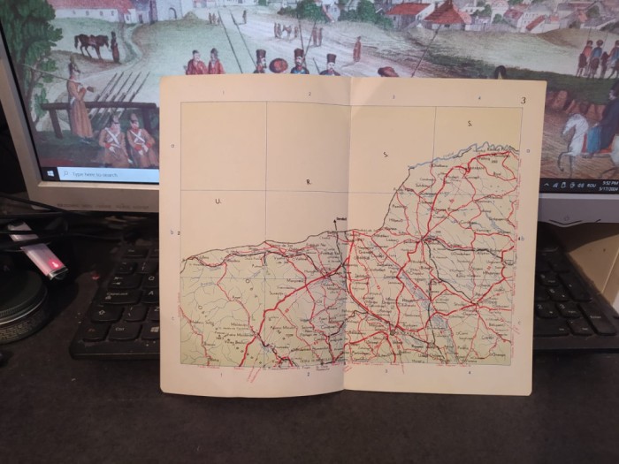Suceava, Dorohoi, Darabani, Botoșani, Gura Humorului, Rădăuți harta c. 1960, 109