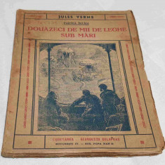 Carte veche de colectie anul 1940 DOUAZECIDE MII DE LEGHE SUB MARI - Jules Verne