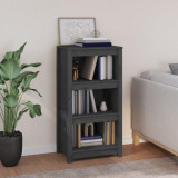 VidaXL Bibliotecă, gri, 50x35x97 cm, lemn masiv de pin 821706