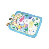 Paturica cu Animalute Jungla pentru bebelusi, Multicolora, 70x55 cm, ATU-081190, Oem