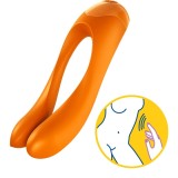 Vibrator Special Candy Cane, Portocaliu, Satisfyer