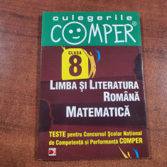 Limba si literatura romana.Matematica clasa a 8 a-COMPER- - Elena Apastinii,etc