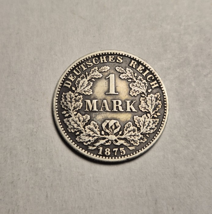 1 Mark Marca 1875 C Piesa Frumoasa