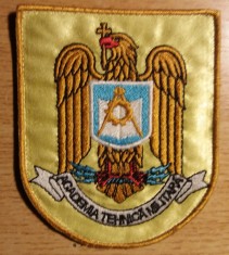 C7 8 - Ecuson tematica militara - Academia tehnica militara - piese de colectie!