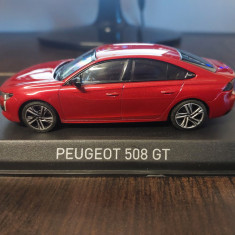 Macheta PEUGEOT 508 GT 2018 rosu - Norev, scara 1/43, noua,