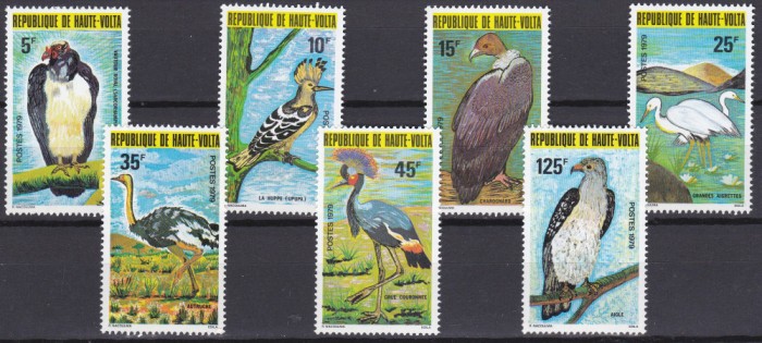 DB1 Fauna Africana Volta Superioara 1979 Pasari 7 v. MNH