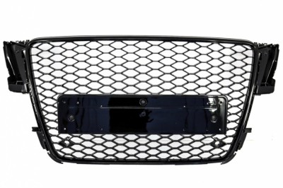 Grila Centrala Audi A5 8T (2008-2011) RS5 Design Negru Lucios Performance AutoTuning foto