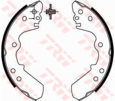 Set saboti frana OPEL FRONTERA A Sport (5_SUD2) (1992 - 1998) TRW GS8551 foto