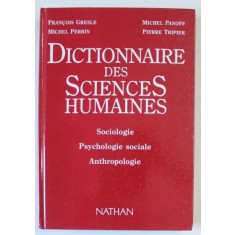 DICTIONNAIRE DES SCIENCES HUMAINES , SOCIOLOGIE , PSYCHOLOGIE SOCIALE , ANTHROPOLOGIE par FRANCOIS GRESLE ...PIERRE TRIPIER , 1990
