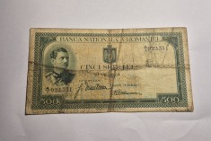 500 lei 1934 foto