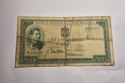 500 lei 1934 foto