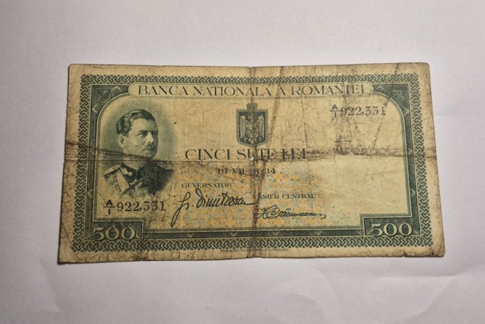 500 lei 1934