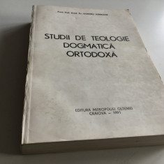 PR.PROF. DUMITRU STANILOAE, STUDII DE TEOLOGIE DOGMATICA ORTODOXA