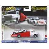Hot Wheels transportator Carry on cu masinuta Porsche Carrera 906 scara 1: 64