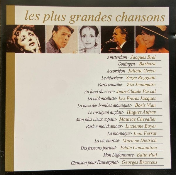 Various - Les Plus Grandes Chansons, CD