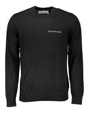 Pulover bărbați, cu imprimeu cu logo, Regular fit, negru, XL foto