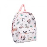 Ghiozdan Minnie Mouse si animale din jungla pentru copii, Disney