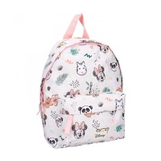 Ghiozdan Minnie Mouse si animale din jungla pentru copii