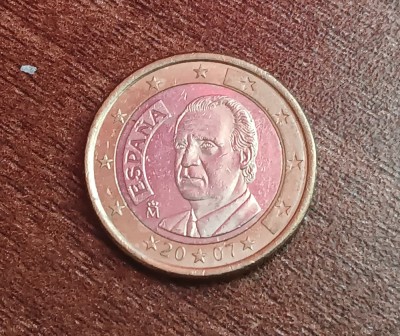 C50 - Moneda foarte veche - 1 euro - Spania - 2007 foto