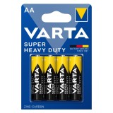 Baterii AA Varta Super Heavy Duty 1.5V, LR6, blister 4 buc