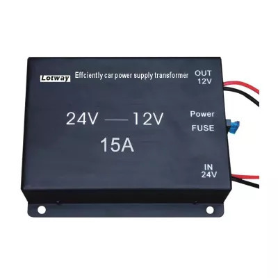 Convertor Auto 15A pentru Tensiune 24V - 12V foto