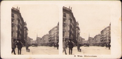 ST20N Wien, K&amp;auml;rntnerstrasse, stereoscopic photo foto