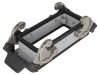 ILME Conector Carcasa HDC C-TYPE IP65, Montare Pe Panou, Clichet Dublu, Aliaj Aluminiu, Dimensiune 77.27mm
