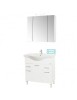 Set Baza, lavoar baie GN1531 si oglinda Celine - 80 cm