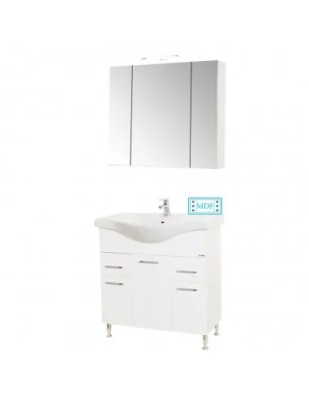 Set Baza, lavoar baie GN1531 si oglinda Celine - 80 cm foto