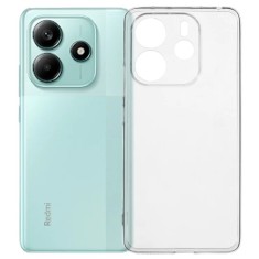 BestCase&reg; Husa Clear Silicon pentru Xiaomi Redmi Note 14 4G, Transparent