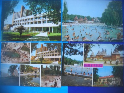 HOPCT LOT 2701 BAILE FELIX -JUD BIHOR-4 CARTI POSTALE-NECIRCULATE foto