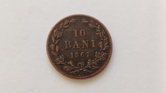 Romania -10 Bani 1867-Replica dupa 10 Bani 1867