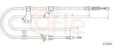 Cablu frana de parcare Mitsubishi Colt Czc VI, Colt VI; Smart Forfour Motor 1.1, 1.1, 1.1, 1.1 LPG, 1.3, 1.3, parte montare spate, dreapta, lungime