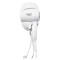 Uscator de par hotel Adler cu suport de perete, putere 1600 W, Alb