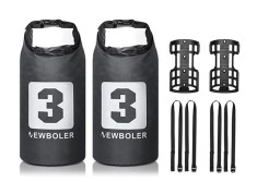 Set 2 genti pentru bicicleta Lixada, multifunctionale, 2x3L, impermeabil, negru - RESIGILAT