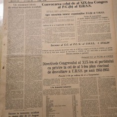 scanteia 21 august 1952-art.minerii de la curturis,canalul dunare marea neagra