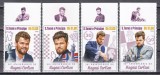 Sao Tome si Principe 2020 - A 30-a aniversare a nașterii lui Magnus Carlsen, Serie cu Tapsuri cu perforații doar pe 2 laturi, MNH