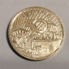 50 bani 2014, Vladislav Vlaicu, România, UNC (din fișic)