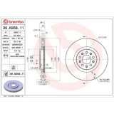 Set disc frana Chrysler 200 Sedan 06.14-; Jeep Cherokee (Kl) 06.13-, Cherokee Van (Kl) 06.13-, Fata, 330X28mm, ventilat, BREMBO