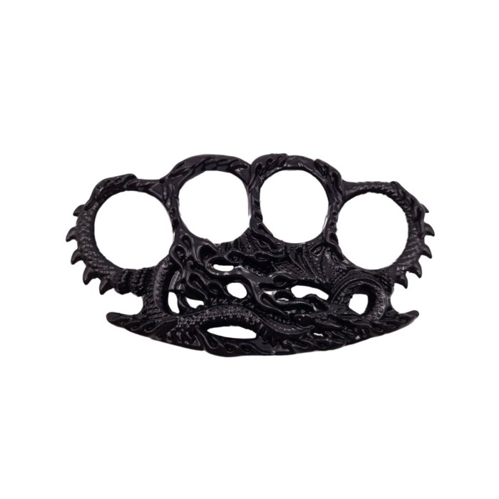 Rozeta de autoaparare DEPOX&reg;, model Fire Dragon Skin, 0.5 cm, negru