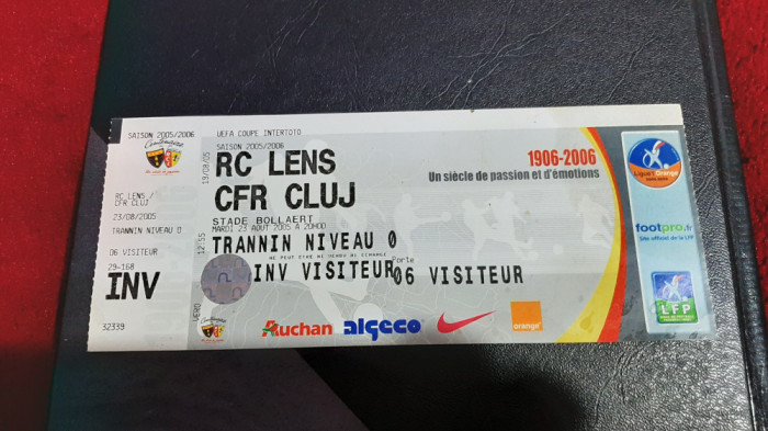 Bilet RC Lens - CFR Cluj