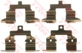 Set accesorii, placute frana NISSAN QASHQAI / QASHQAI +2 (J10, JJ10) (2007 - 2013) TRW PFK579