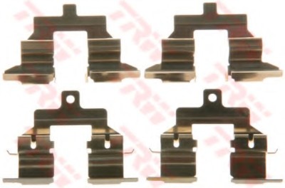 Set accesorii, placute frana NISSAN QASHQAI / QASHQAI +2 (J10, JJ10) (2007 - 2013) TRW PFK579 foto