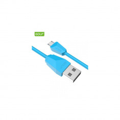 Cablu USB la micro USB Golf Diamond Sync Cable ALBASTRU GC-27m foto