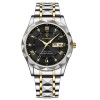 Ceas barbatesc Poedagar Quartz Analog Data Indici luminosi Argintiu