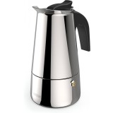 Espressor pentru aragaz Xavax Barista, 4 cani, 200 ml, otel inoxidabil, argintiu