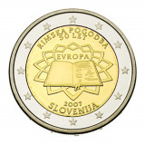 Slovenia 2 euro 2007 Tratatul de la Roma, foarte rara, UNC