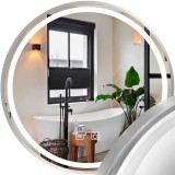 Oglindă LED 70cm MMJ BRUSH SILVER